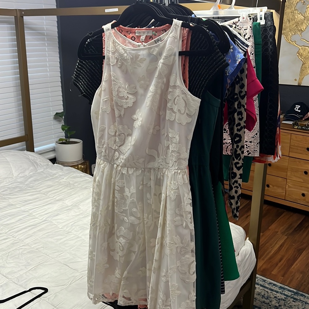 White dress lace